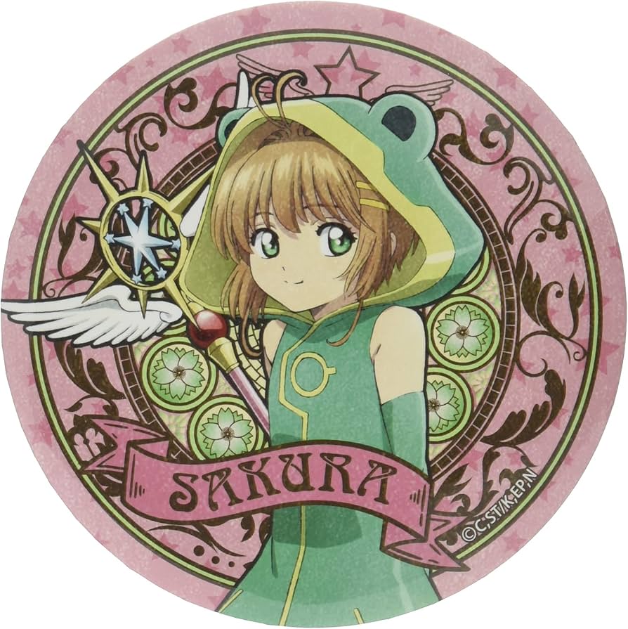 カードキャプターさくら クリアカードめくり オリジナル缶バッジ　木之本桜 カードキャプターさくら クリアカード編 - トレーディング